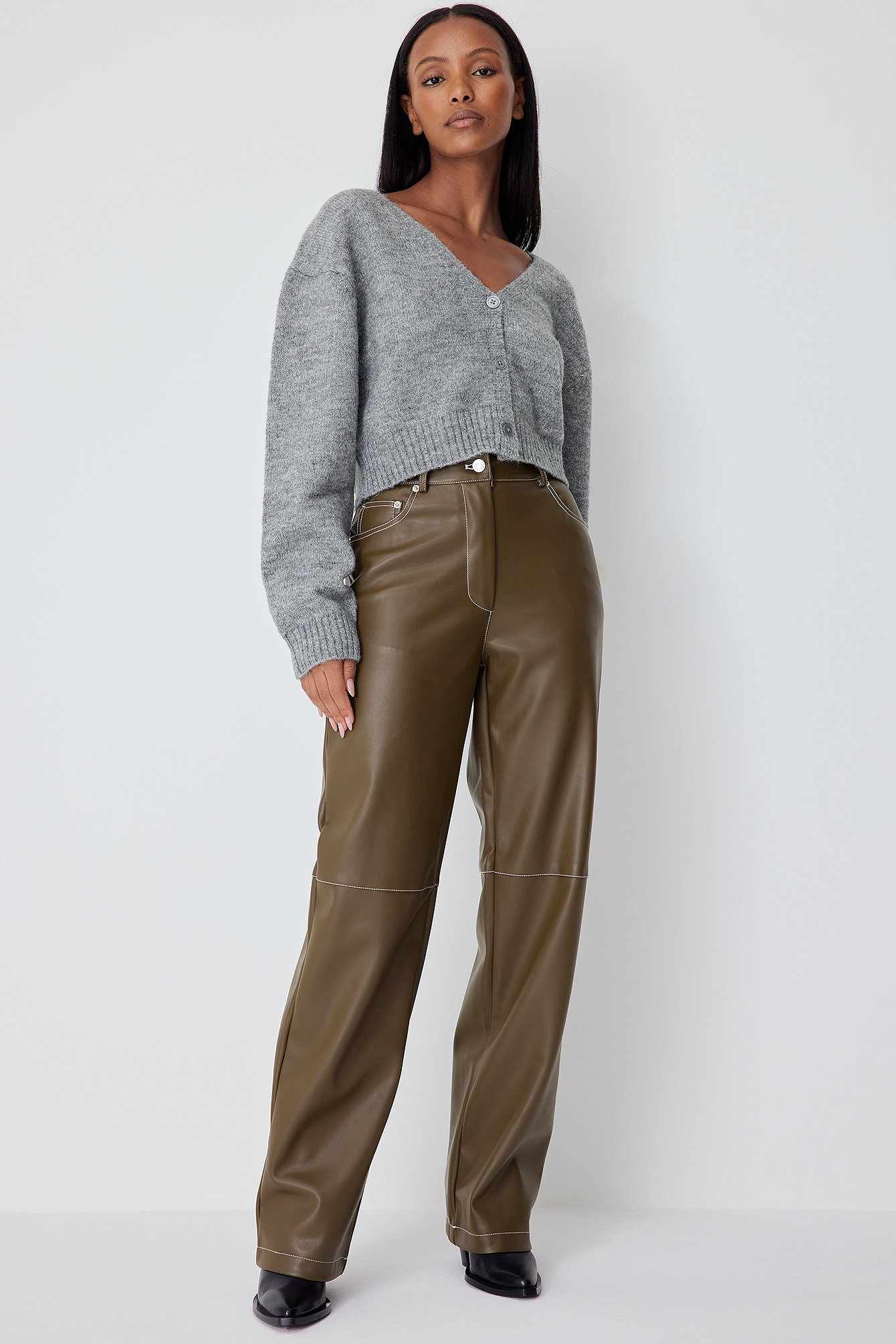 Women's Leather Trousers | Explore our New Arrivals | ZARA Thailand